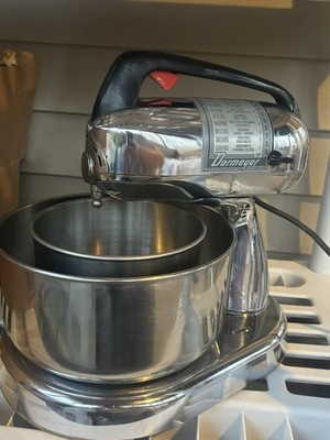Vintage 1950 s Dormeyer ''Silver-Chef'' Standing Kitchen Mixer Retro Works!