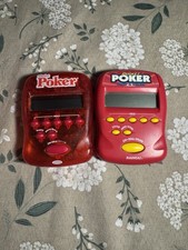 Radica POCKET POKER Draw and Deuces Electronic Handheld Game Lot Of 2