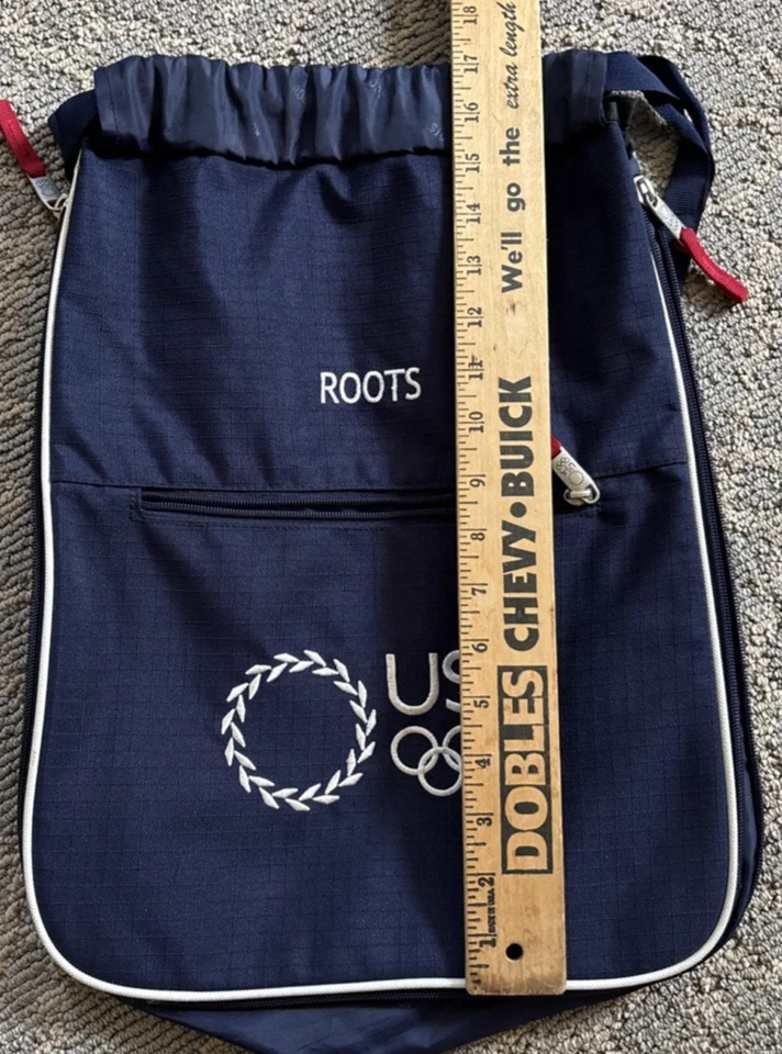 Mochila azul Roots USA 2004 Juegos Olímpicos de Atenas Foto 4 de 4