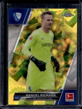 Manuel Riemann 2021-22 Topps Chrome Bundesliga #26 Sapphire Yellow /26