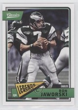 2018 Panini Classics Legends Red Back 84/299 Ron Jaworski #158 3n1