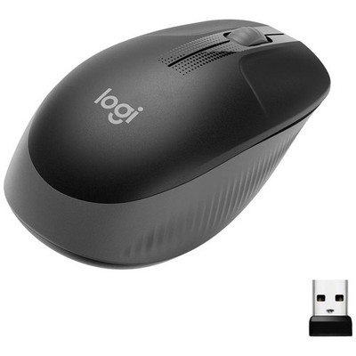 Logitech M190 Maus Funk Optisch Anthrazit 3 Tasten 1000 dpi