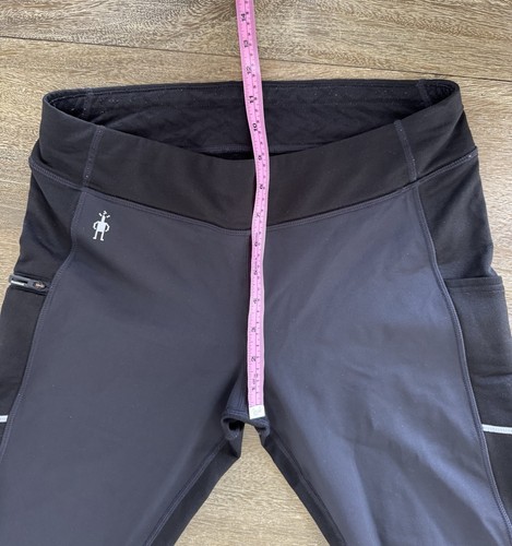 Smartwool Merino Sport Fleece Wind Tight Hiking Performance Black Size Medium - Picture 9 of 10