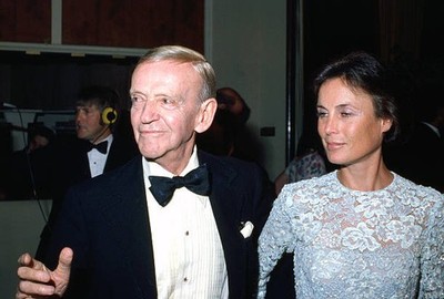 Fred Astaire and wife Robyn Smith Circa 1980's Movie TV Historic Old Photo 2