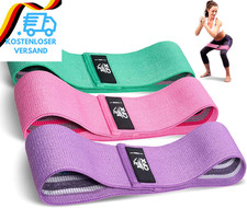 CFX Resistance Hip Bands, Fitnessbänder Set Yogagurt in 3 Zugkraftstärken Traini