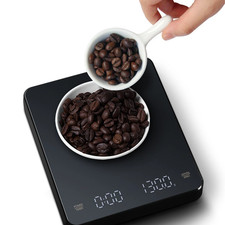 Digital Coffee Scale with Timer and LCD Display High Precision Espresso Weigh