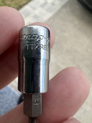 NEW Snap-On Tools USA 1/4'' Drive T8R Tamper Resistant Torx Socket TTXR8E
