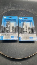 USB 3.0 to Ethernet Adapter 10/100/1000Mbps USB to LAN Network Adapter Lot of 2