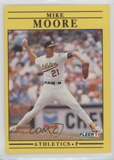 1991 Fleer Mike Moore #18 1hs9
