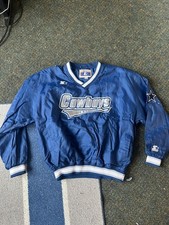 Vintage 90s Dallas Cowboys NFL Embroidered Starter Pullover Windbreaker Men  s XL