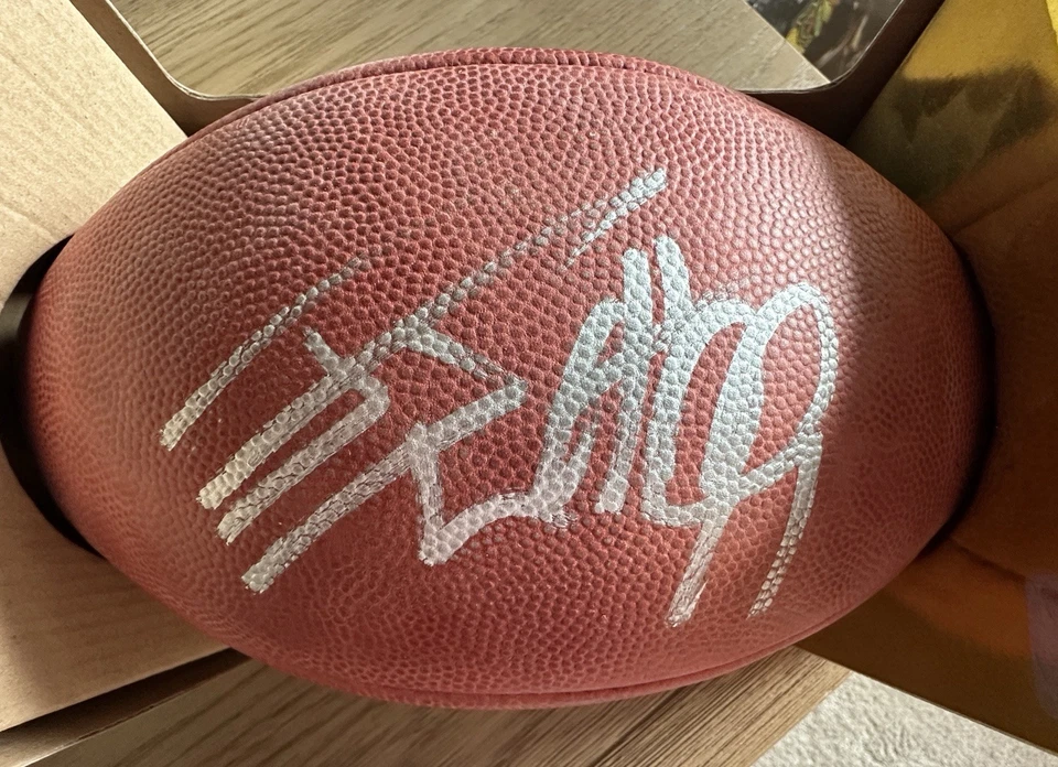 JJ Watt, Texans/Badgers Legend, Signed NFL Wilson Duke football w/JSA COA - Image 4 of 4