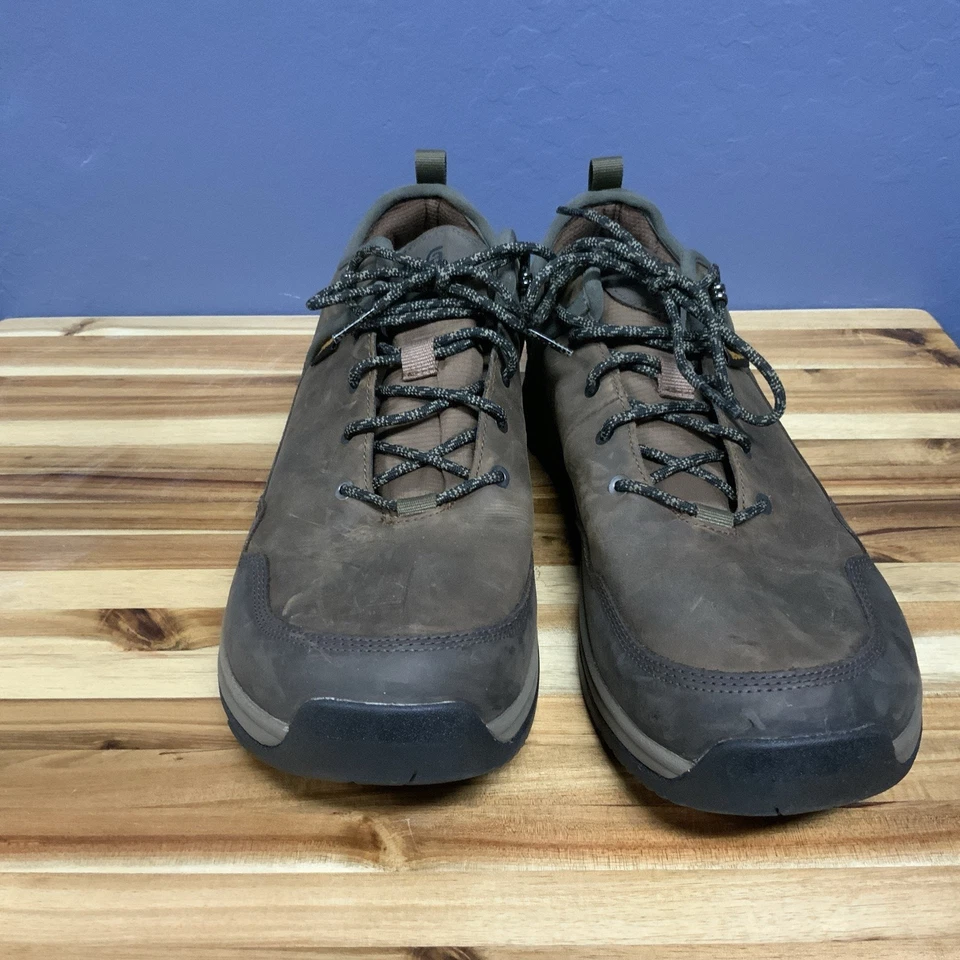 BOTAS DE SENDERISMO DE CUERO IMPERMEABLES TEVA BROWN RIVA RP, HOMBRE US 12 Foto 3 de 4