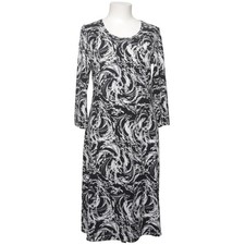 Julie C, Maxikleid, Größe: S, Schwarz/Weiß/Mehrfarbig, Elasthan/Polyester #rGY