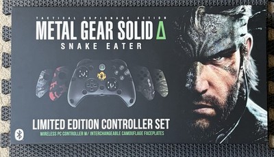 Metal Gear Solid Snake Eater Limited Edition Wireless PC Controller Set NEW