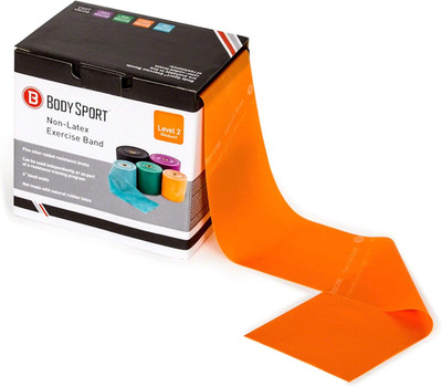 Exercise Band, 50 Yd. X 4 In. Roll - Home & Gym Fitness Equipment for Stretching