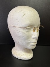 American Optical AO Ful-vue 1/10 12k Gold Fill Semi Rimless Eyeglasses Frames