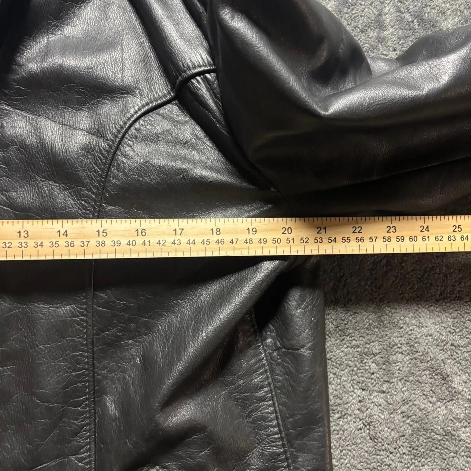 70s Vintage Brooks Leather Biker Jacket Mens M Black Motorcycle USA - product detail image 6