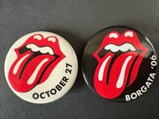Rolling Stone Band Button Pins Borgata AC Rock N Roll Concert 