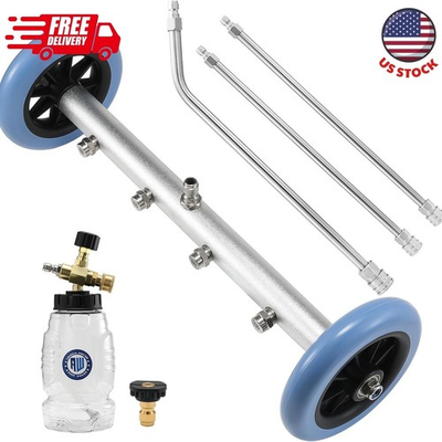 #ad Pressure Washer Undercarriage Cleaner 16 Inch with Chemical Injector Bottle $64.95