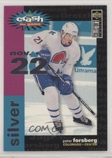 1995 Collector's Choice Crash the Game Redemption Silver Peter Forsberg HOF 0a4