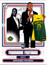 Dominique Malonga ROOKIE Franchise Features ( 2025 Panini Donruss WNBA #19 RC )