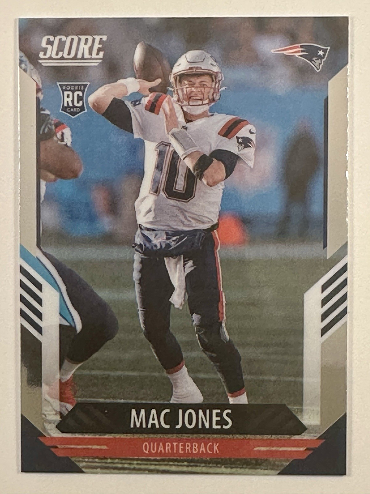 Mac Jones 2021 Panini Chronicles #405 Score Update Rookie New England Patriots