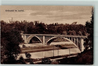 52267785 - 8022 Gruenwald Isartak Gruenwaldbruecke Muenchen LKR
