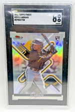 CJ Abrams 2022 Topps Finest Refractor #39 RC Rookie SGC 8 Near Mint-MT Nationals