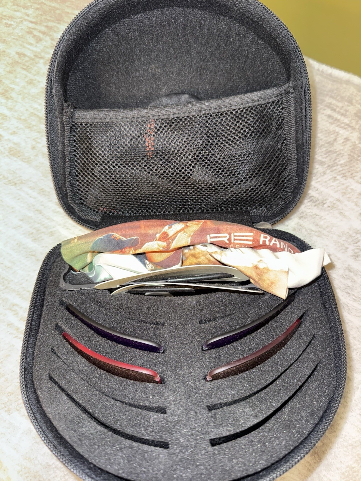 Re Ranger Edge 67m Trap glasses 3 LenseKit With case (Read Description)
