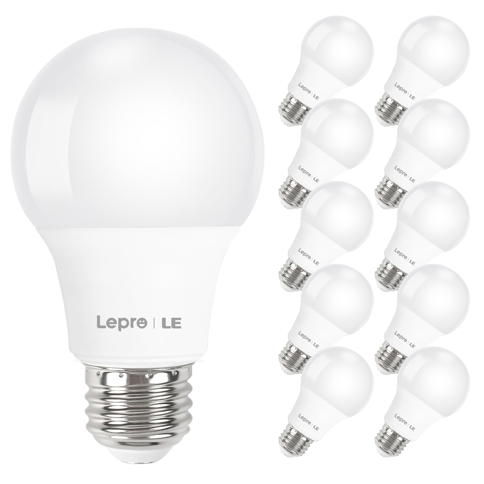 60 Watt Equivalent, 9w 800 Lumens Non-dimmable, Daylight Whi