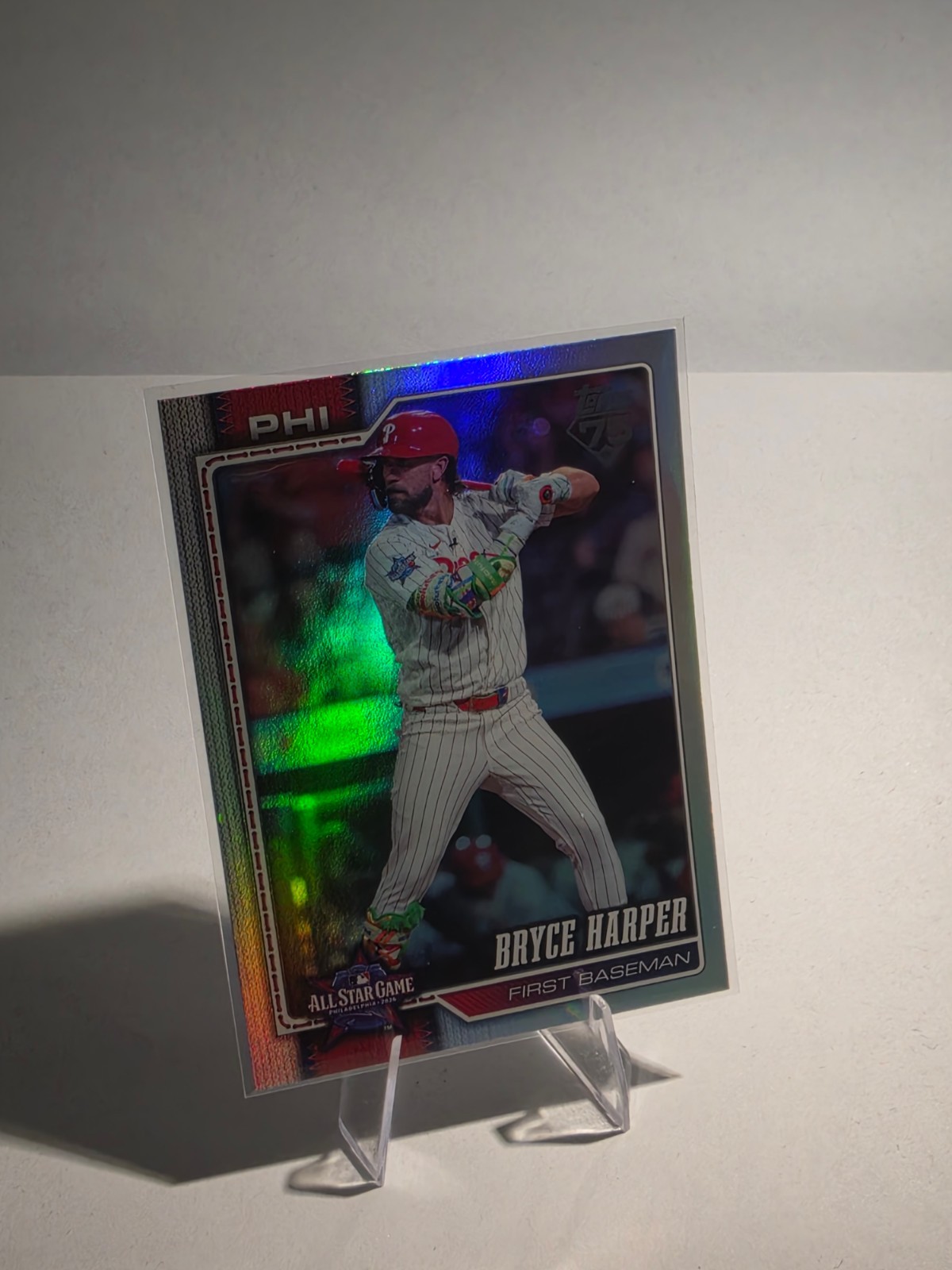 2026 Topps 75 Update Series  Bryce Harper REFRACTOR #ASG-38  Phillies