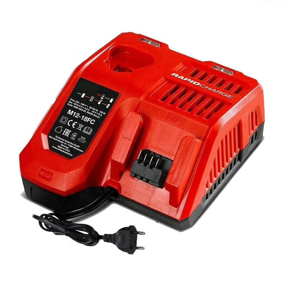Milwaukee M12-18FC 4932451080 M12-M18 Rapid Fast Battery Charger NEW NUEVO