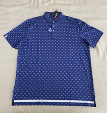 RLX Ralph Lauren Performance Golf Floral Print Polo Shirt Men's XL NWT