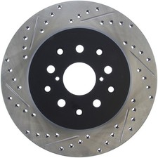 Stoptech 127.44105r Rear Right Drilled Slotted Disc Brake Rotor For 93-98 Supra Stoptech 127.44105r Rear Right Drilled Slotted Disc Brake Rotor For 93-98 Supra