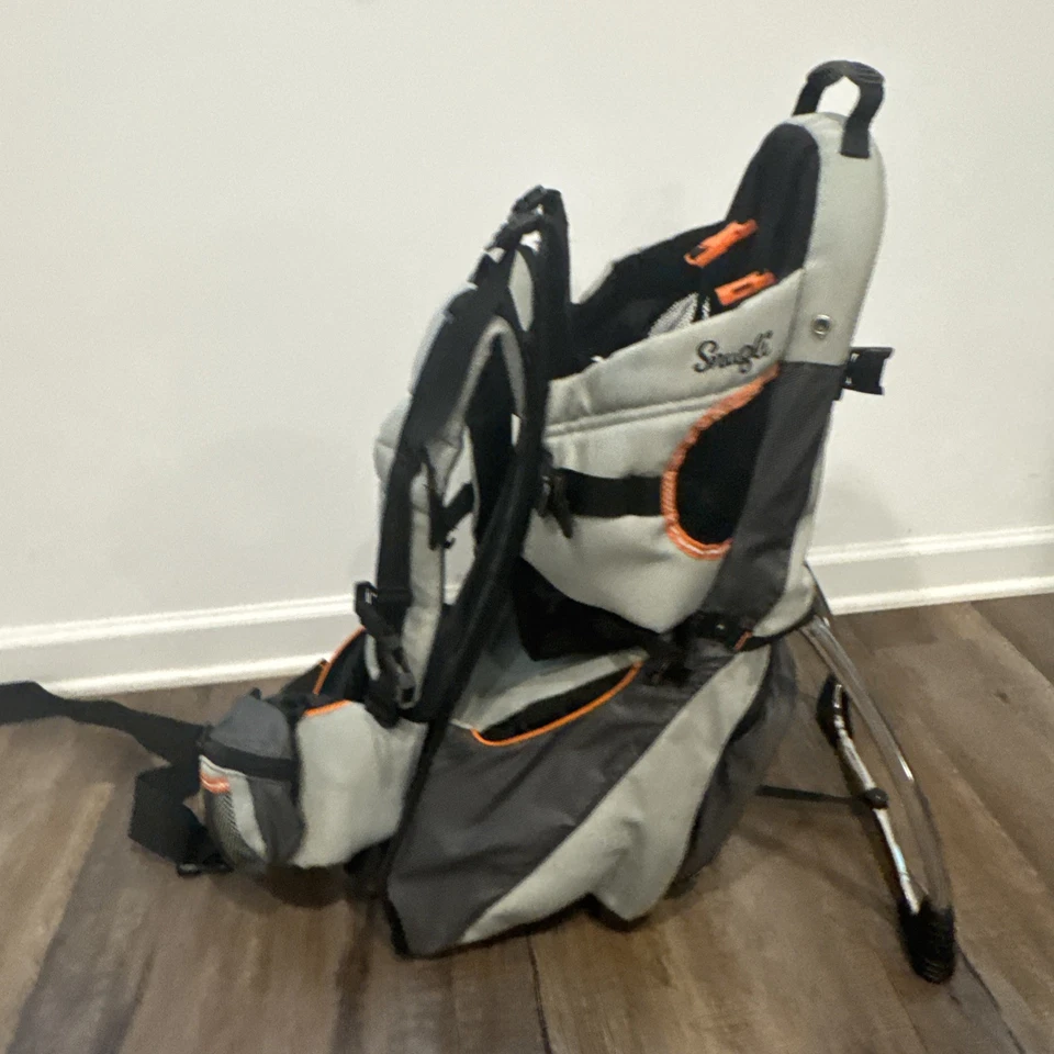 Mochila portabebés Cross Terrain Evenflo Snugli bebé niño senderismo con soporte Foto 3 de 4