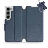HandyhüLle FüR Galaxy S23 Mobiwear Case Cover SchutzhüLle Etui HüLle Dunkelblau