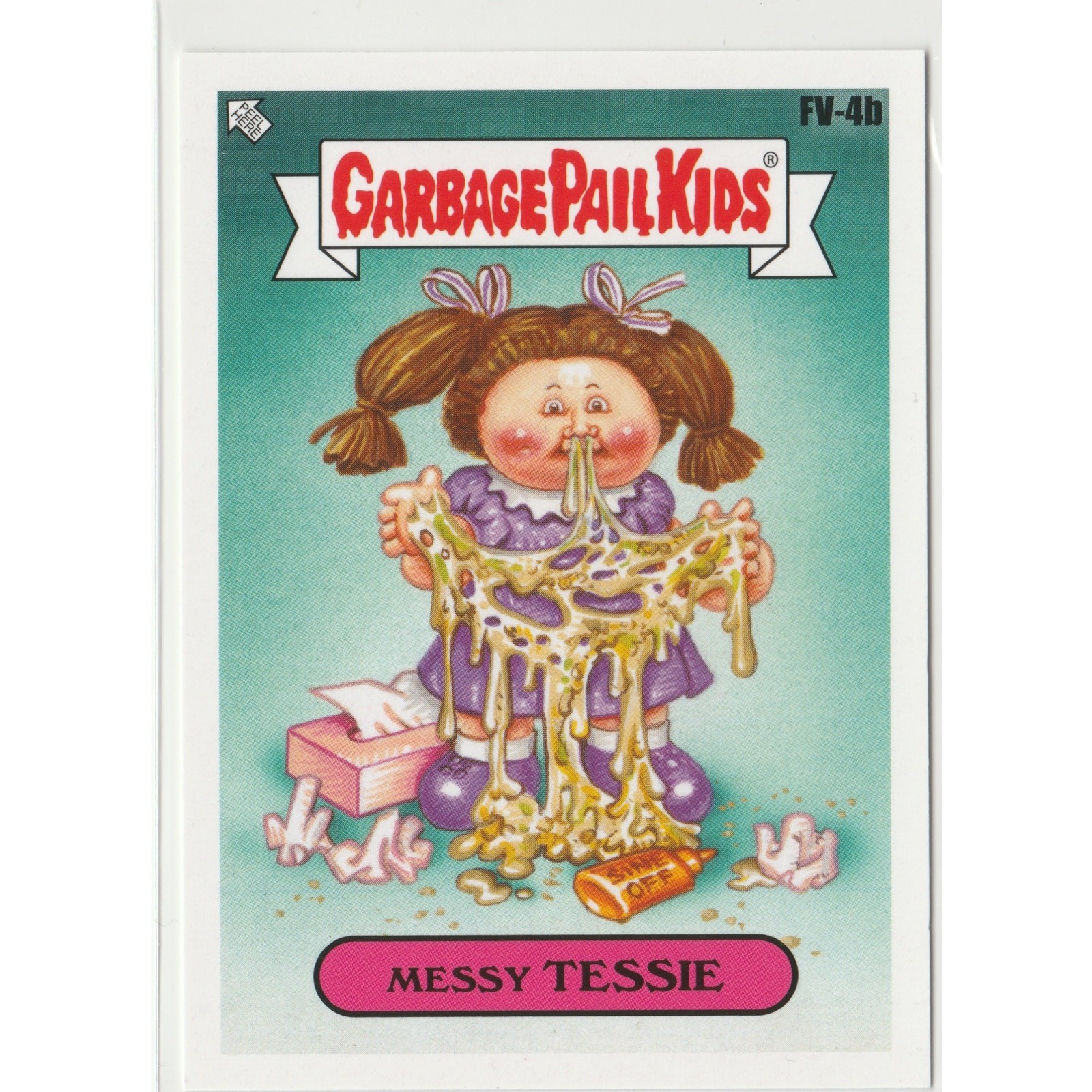 Messy Tessie Garbage Pail Kids GPK 2020 35th Anniversary Series FV-4b Trading Card