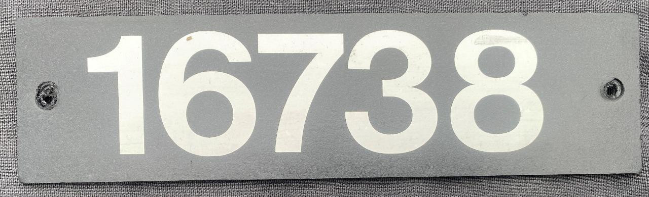 Busways Travel Services 16738 N738 LTN Volvo Alexander Bus Coach Fleet Plate