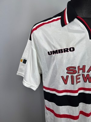 MANCHESTER UNITED 1997 1999 AWAY SHIRT FOOTBALL SOCCER JERSEY