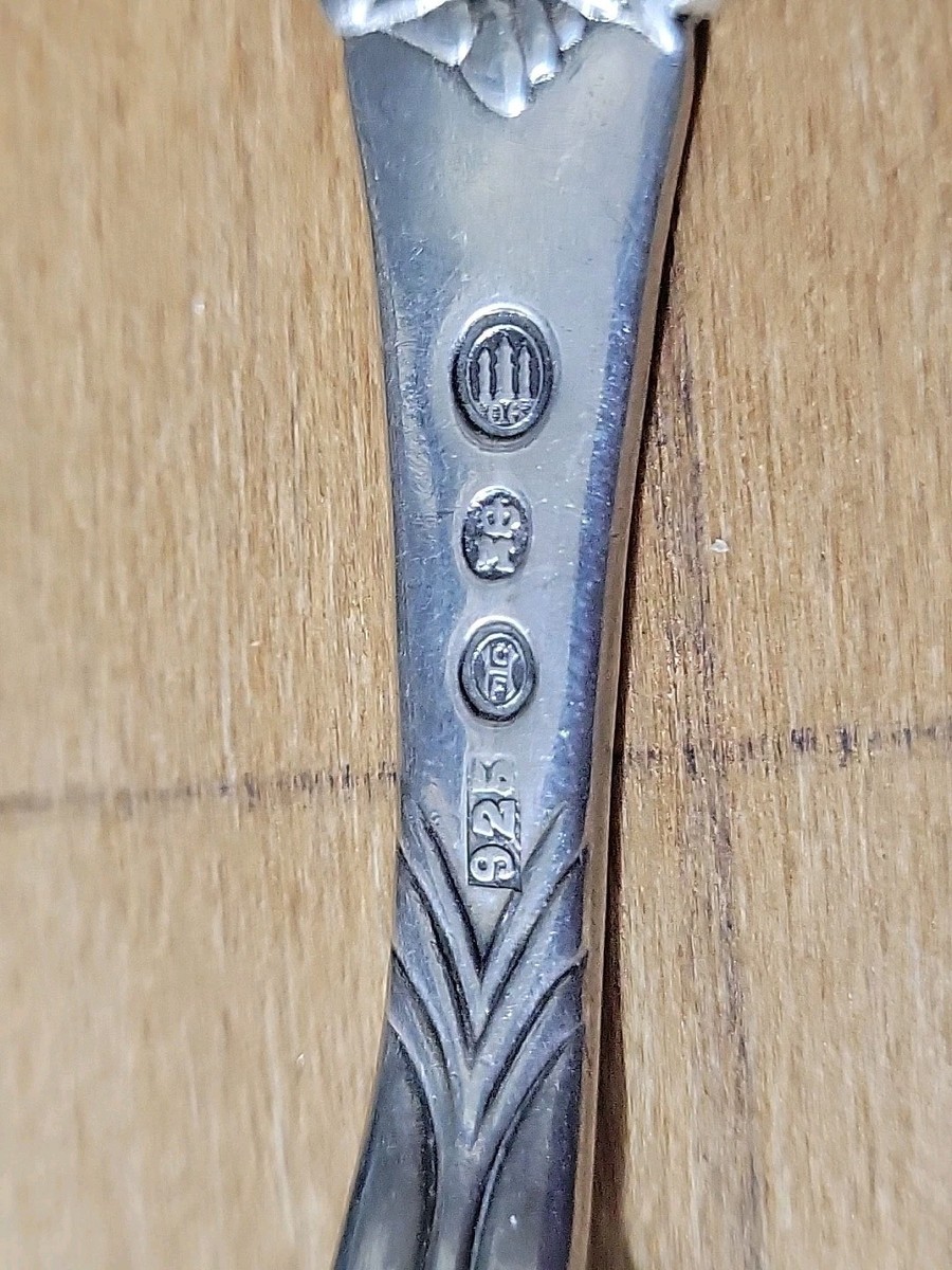 Rare Antique 1906 Anton Michelsen Commemorative Spoon Sterling