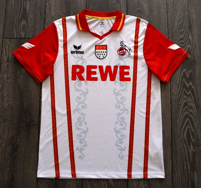 FC KÖLN 2014 KARNEVAL SPECIAL KIT FOOTBALL SHIRT JERSEY TRIKOT ERIMA SIZE LARGE