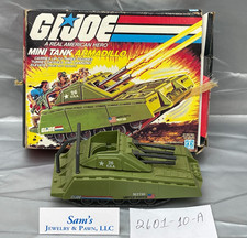 Vintage G.I. Joe Armadillo Tank 1985 w  Box Blueprint Instructions & Insert