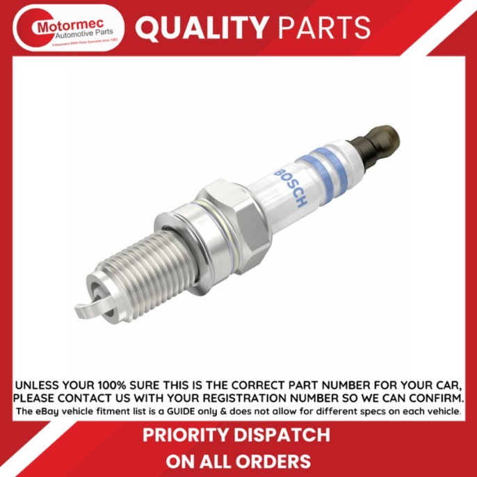 4x Bosch Spark Plugs Double Iridium For Alfa Romeo Giulietta 1.4 TB 940 MultiAir - Image 2