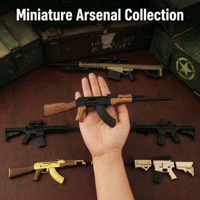1:3 Scale Die-Cast Models - Barrett, M4, M16, AR15, AK47 - Non-Firing - Not GOAT