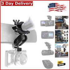 360  Adjustable Dash Cam Mount Holder for Cars - Waterproof  Sturdy