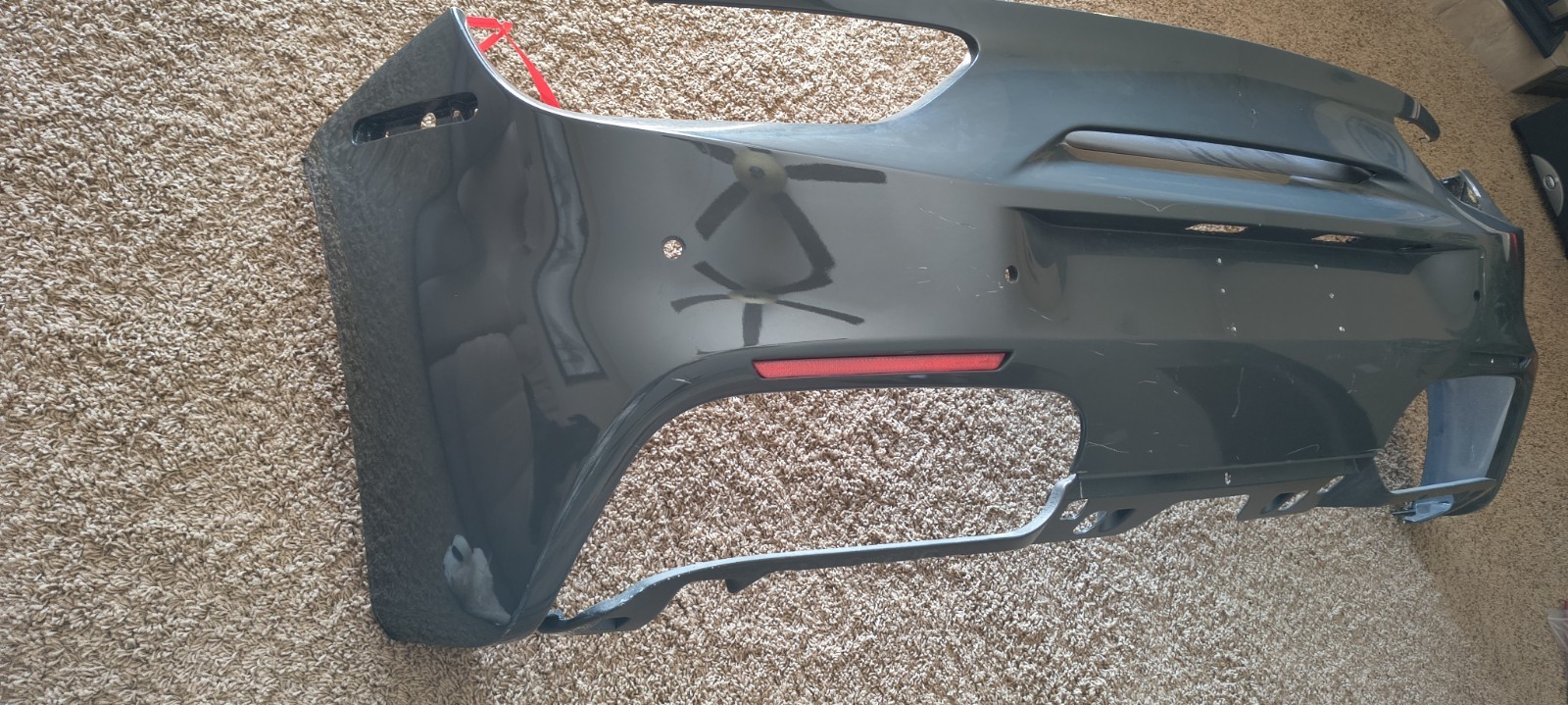 *Damaged* Ferrari 488 GTB Spider Rear Bumper Cover 86637900 2016 - 2019 OEM