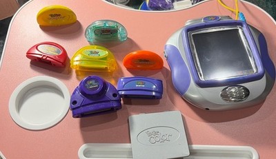 2003 Pixter Color Handheld Game And Accessories works great 6 games wow 