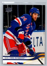 2025-26 Upper Deck #370 Carson Soucy New York Rangers