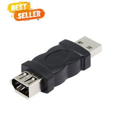 Firewire IEEE 1394 6 Pin Female to USB Male Adapter Versatile Device Connector