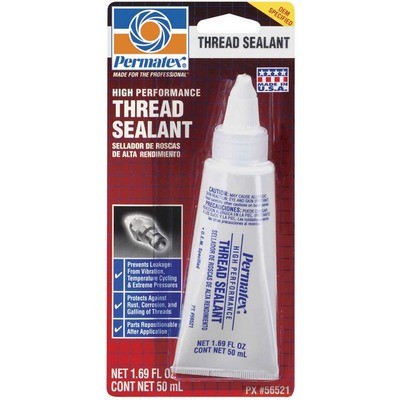 Permatex 56521 2 Pack Thread Sealant Sealer PTFE Base 50 ml Tube